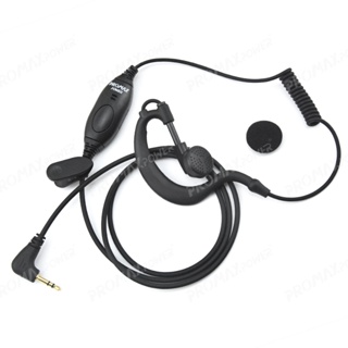 Walkie Talkie - Auriculares Bluetooth con micrófono de cancelación de  ruido, auricular inalámbrico de 2 pines con PTT de dedo compatible con  radios