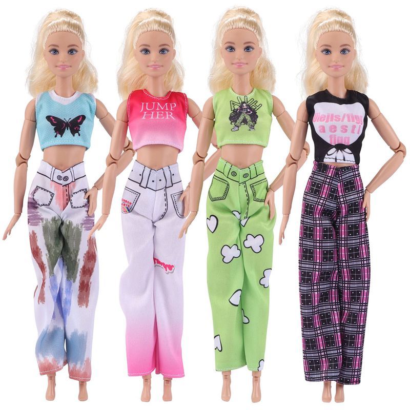 Conjunto De Ropa De Moda Para Barbie 5 Estilo Lote Envio Rapido Vestido De Muneca Traje Accesorios DIY Ninos Regalo