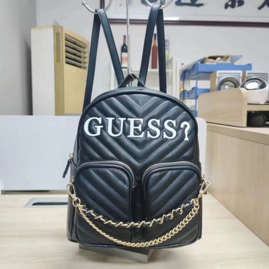 R Rhp6 Gues.s Home Nuevo Estilo Mochila Europea Americana De Gran Capacidad De Color Solido Bolsa De Viaje De Moda Casual Mochila Juvenil Shopee Chile