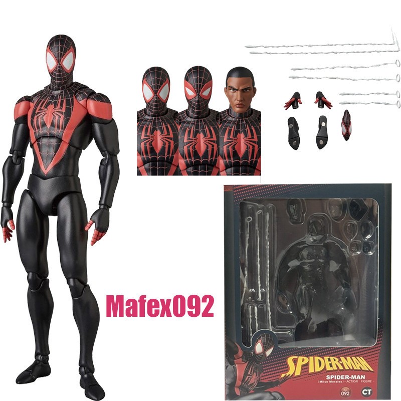 Figura De Anime De 15 Cm Spider Man A Través De La Acción De Verso