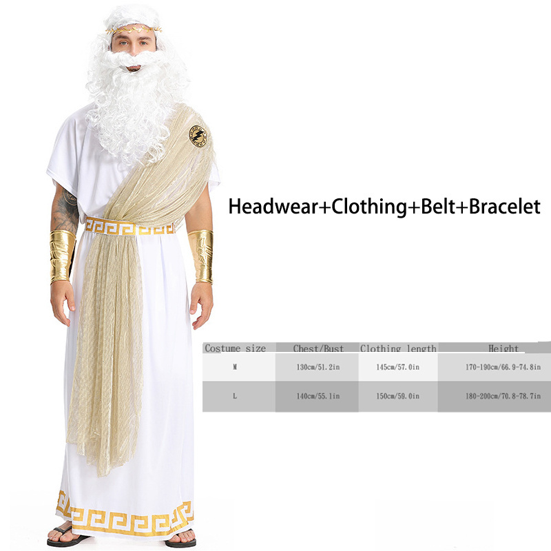 zeus traje dios griego