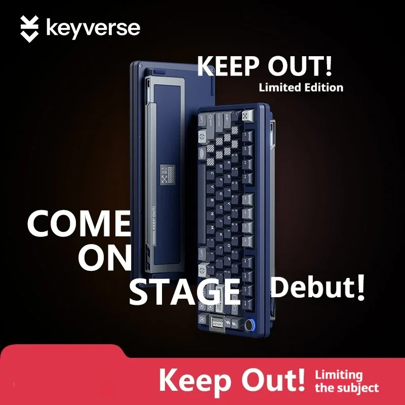 keyverse infi75 Personalizado Tres Modos Teclado Mecánico Gamer ...