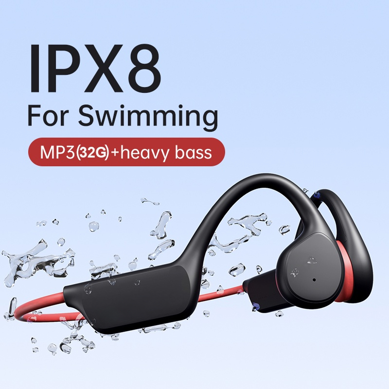 X7 Auriculares De Conducción Ósea De Natación Bluetooth TWS 32GB