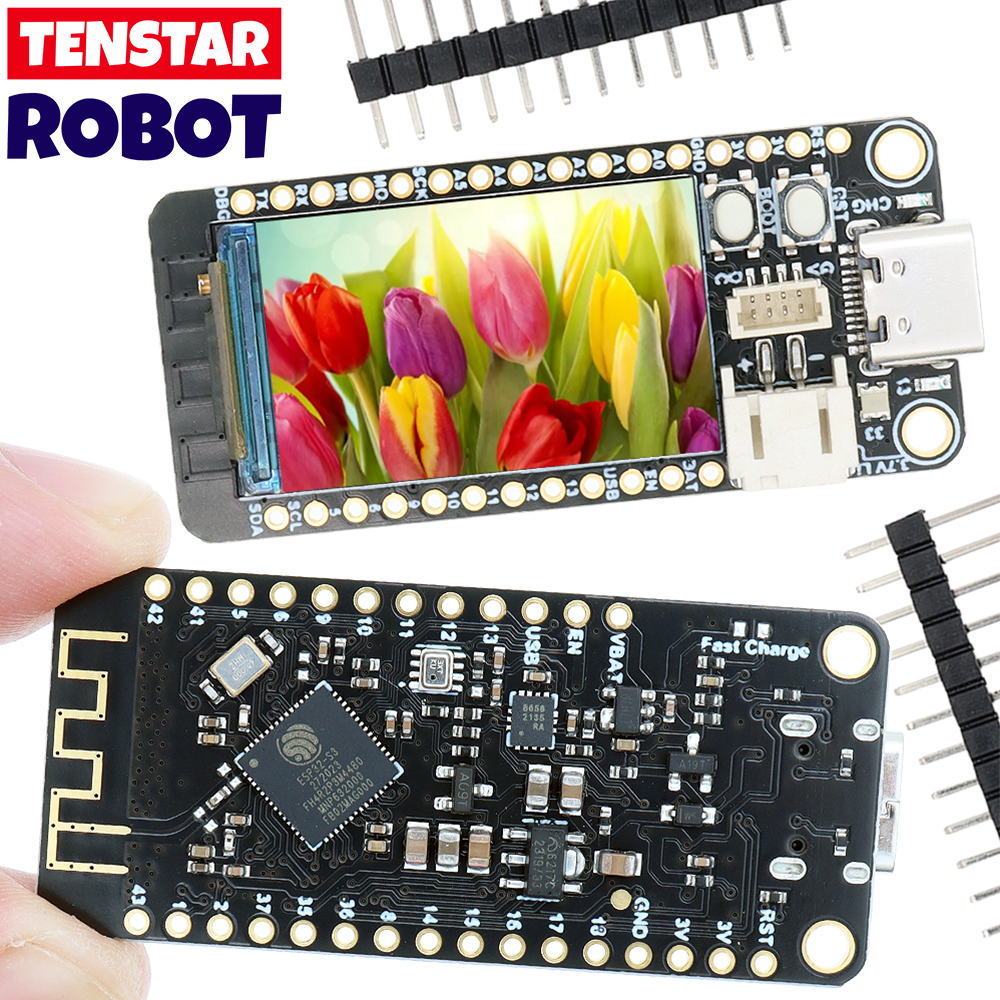 Compatible Arduino Placa De Desarrollo ESP32-S3 Con Pantalla Táctil 7 Pulgadas - Módulo WiFi Bluetooth, Compatible Con Arduino Pantalla 800x480