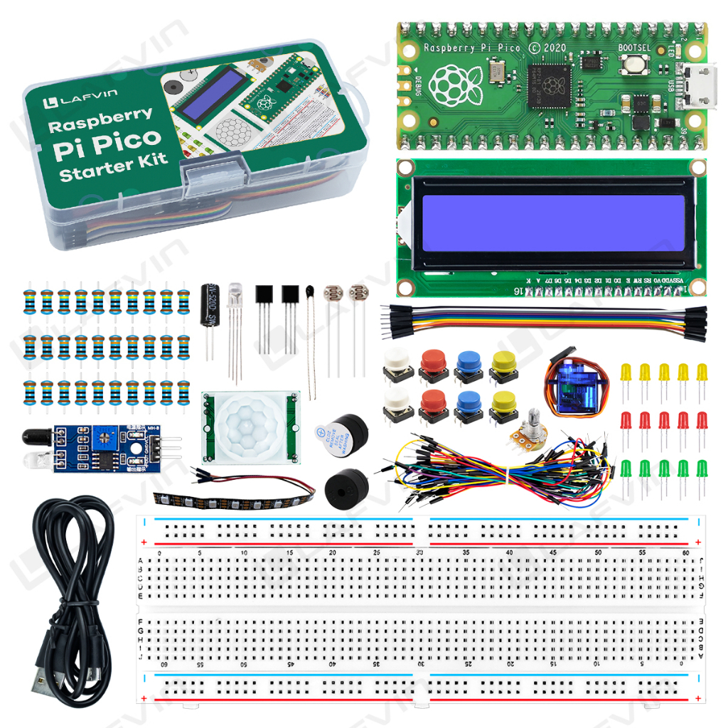 Kit Básico De Aprendizaje Para Raspberry Pi Pico , Con Tutoriales ...