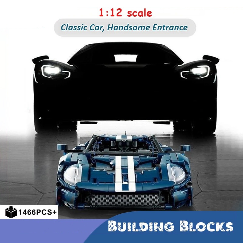 1468 Piezas Coche Deportivo Técnico De Velocidad De La Ciudad Forded GT ...