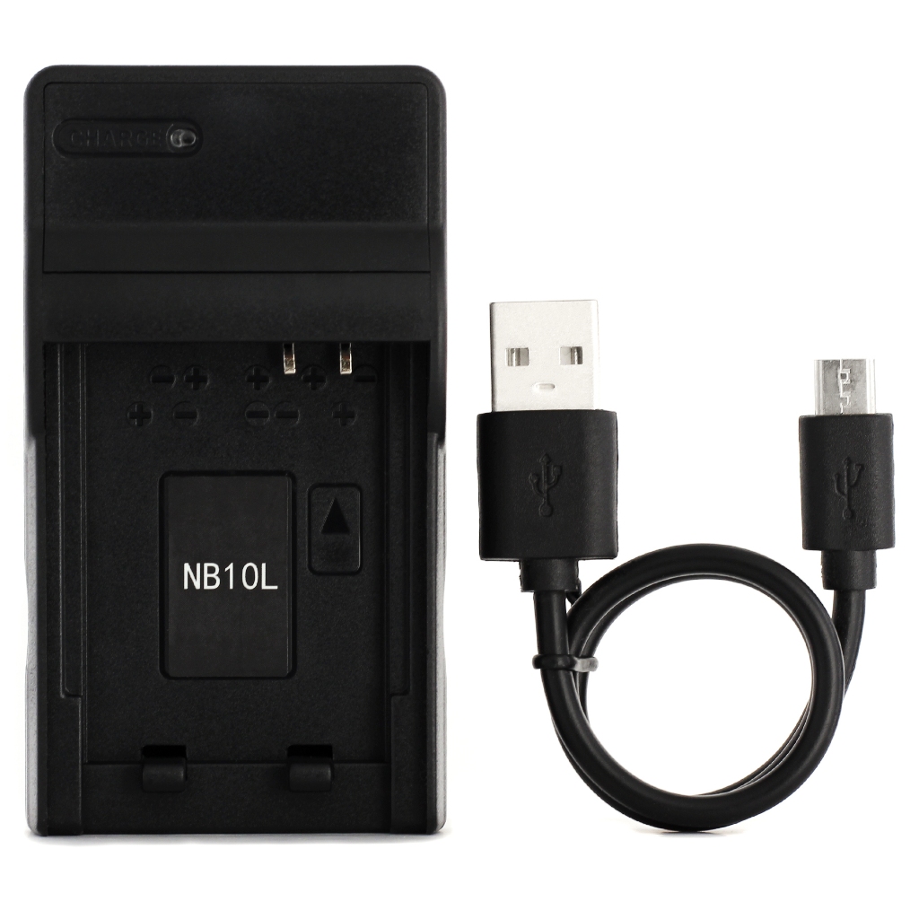 Norifon NB-10L LCD USB Chargeur Pour Canon G3X, PowerShot G1