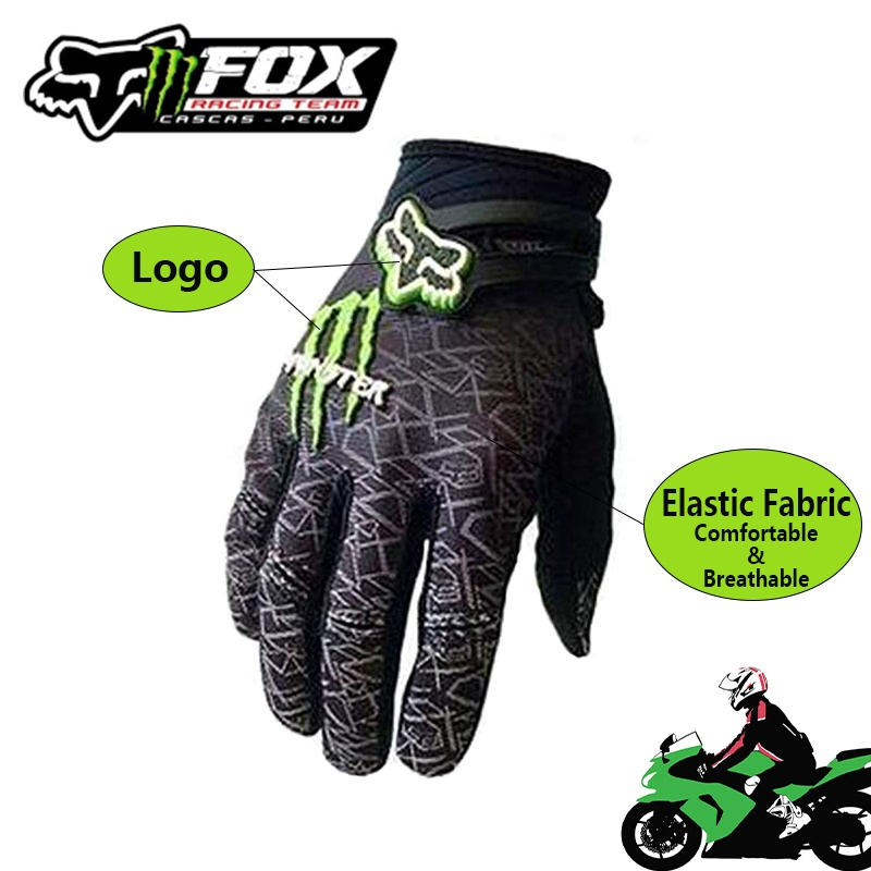 Guantes Fox Racing Guantes de dedo completo para motocicleta