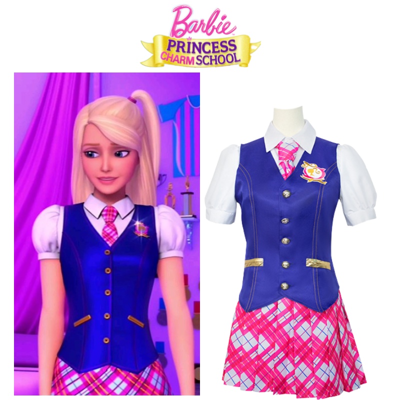 Película Barbie Delancey Devin Cosplay Disfraz Princesa Charm DE