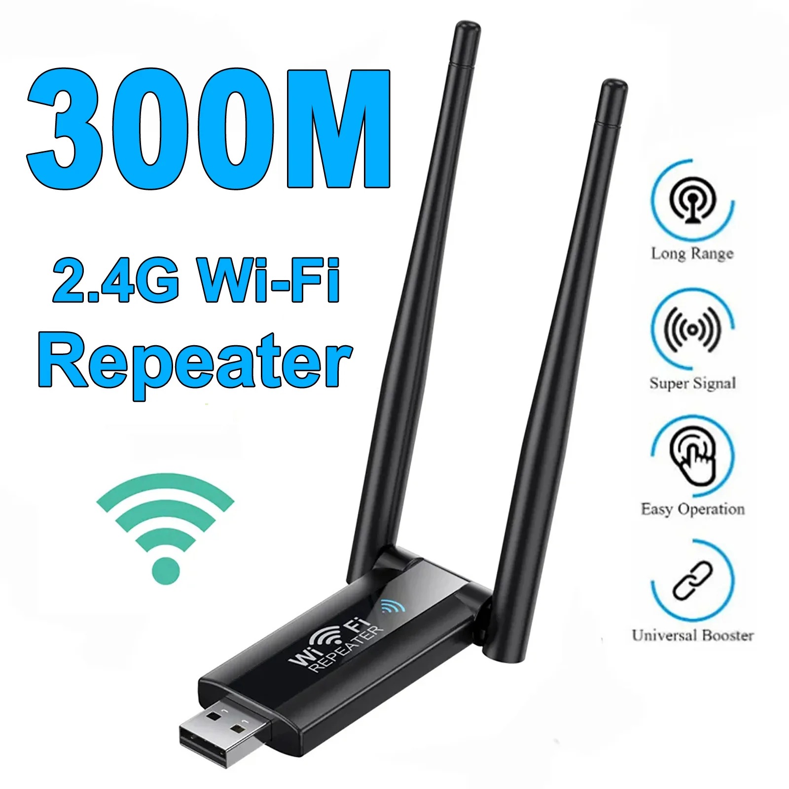 Largo Alcance Repetidor Wifi Domestico Repetidor WiFi USB