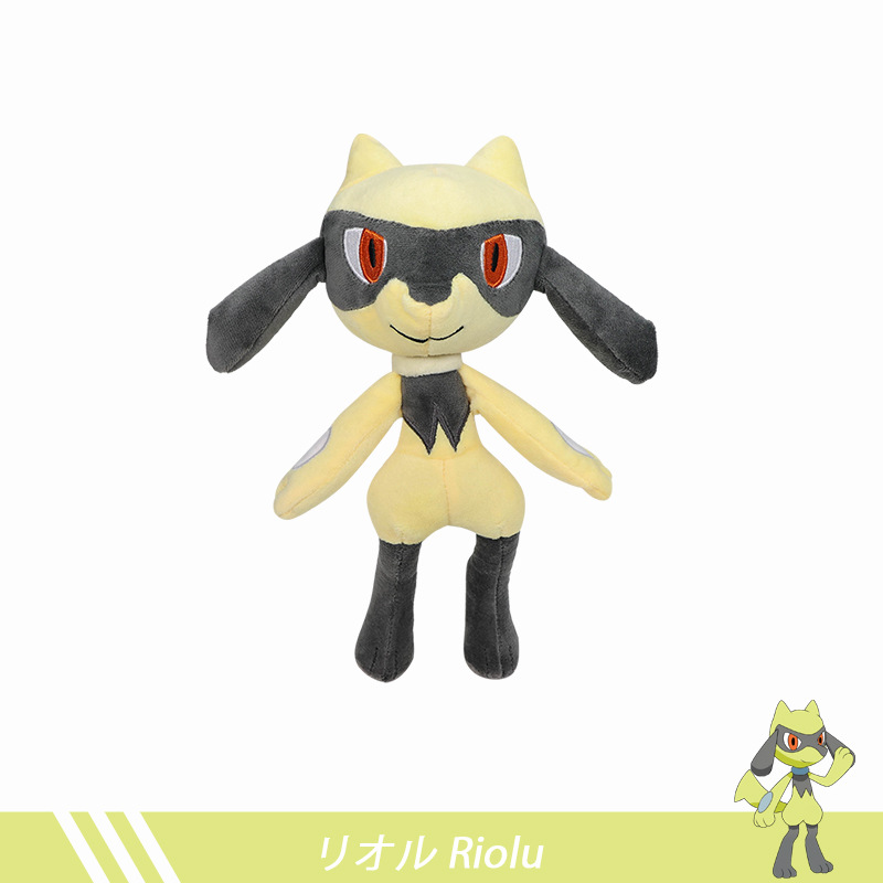 8 Estilo 16-32cm Pokemon Anime Figura Riolu Mega Lucario Peluche ...