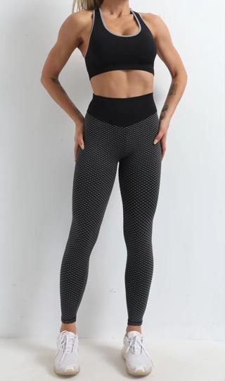Mujer fitness leggings yoga costura súper elástico sudor