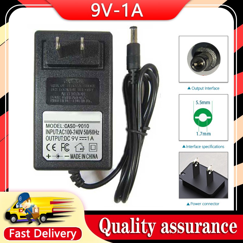 Adattatore AC 9 V Per Casio CTK-601 CTK-120 Piano Keyboard Power Corder Power Corder Power Charger - Foto 2