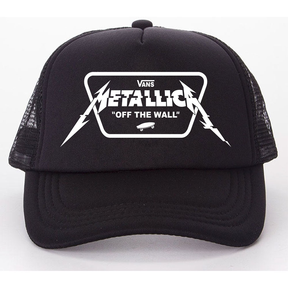 Metallica X Vans Trucker gorro Snapback sombrero de malla