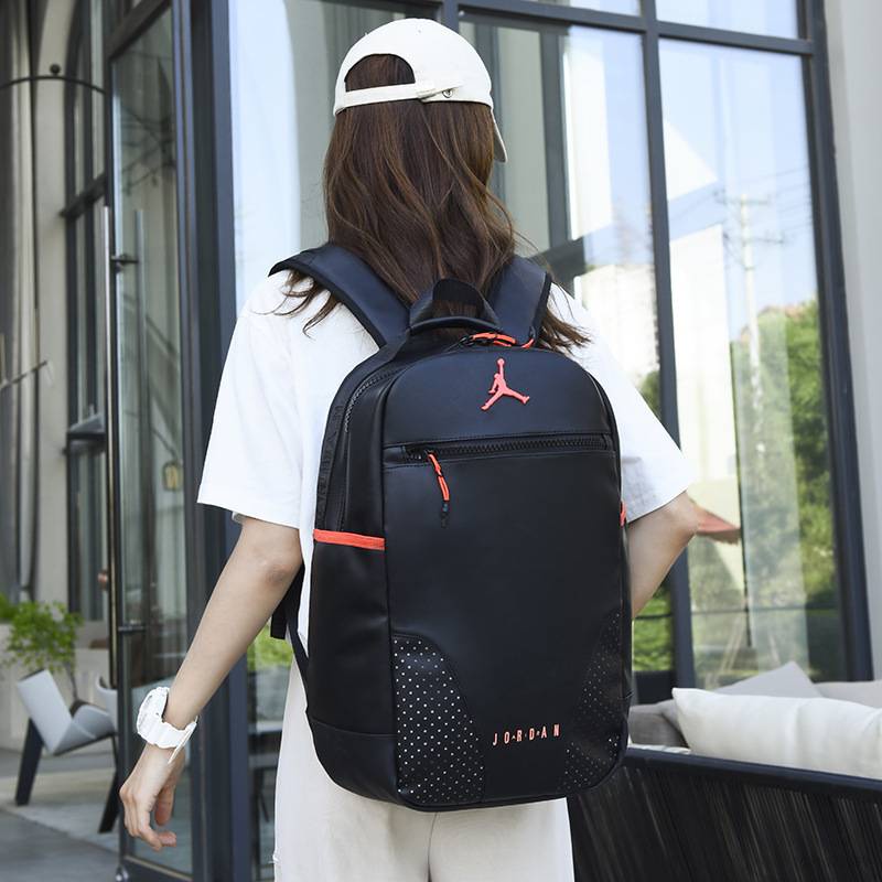 AJ Jordan Mochila Coreana Moda Tendencia De Cuero Suave C modo