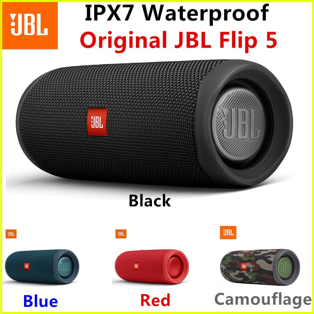 garantia original jbl flip 5 altavoz bluetooth mini portátil ipx7  impermeable inalámbrico al aire libre estéreo bass música
