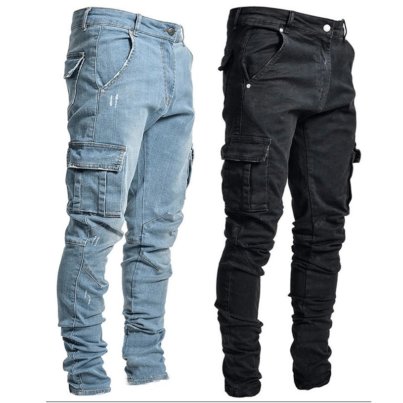 Jean discount elastico hombre