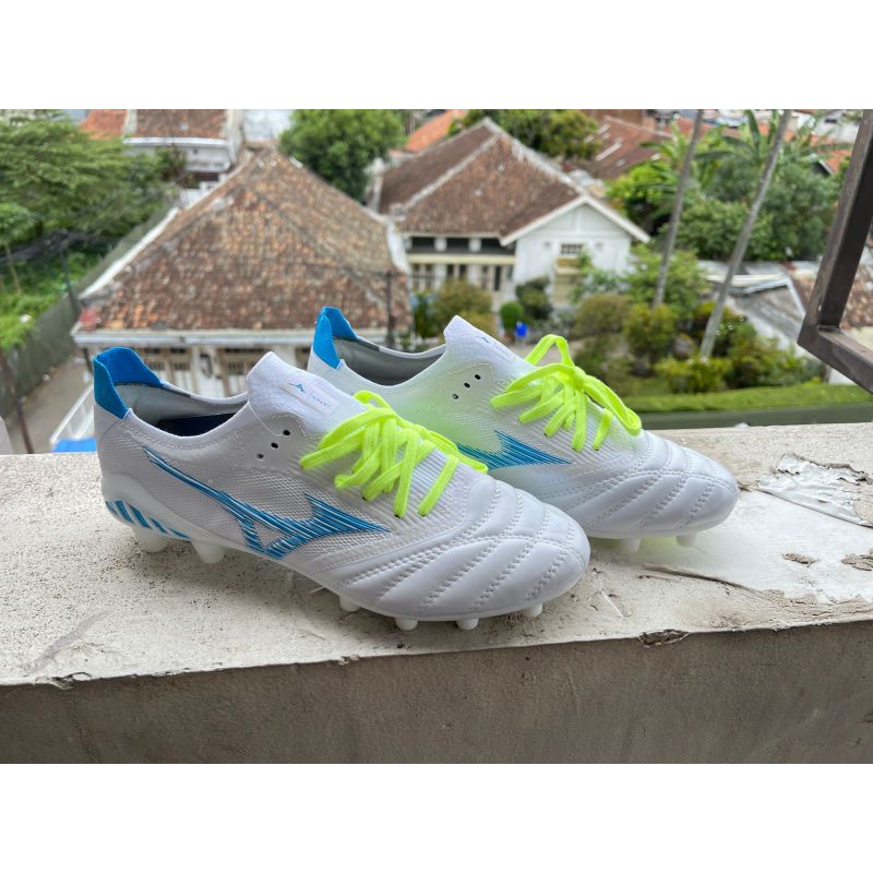 Zapatos De F tbol Mizuno Morelia Neo 3 Beta Cuero Blanco Cielo