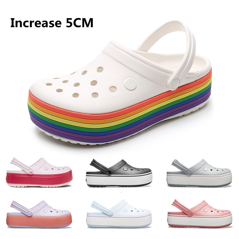 Sandalias plataforma online crocs