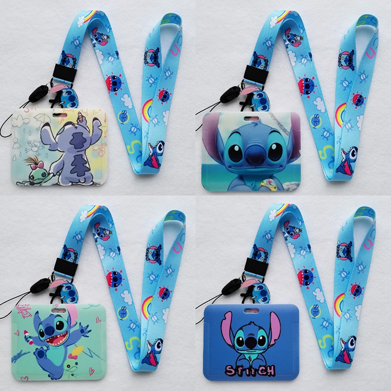 Stitch badge reel titular de la tarjeta de identificación