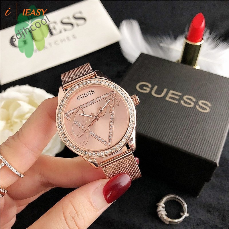 Reloj De Cuarzo guess 36mm Diamante Para Mujer Shopee Chile