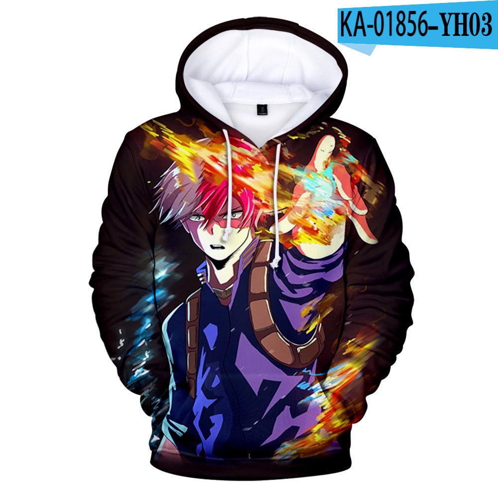 Sudadera con capucha de My Hero Academia para hombre, ropa de calle con  imágenes de dibujos animados de Boku No Hero Academia, …