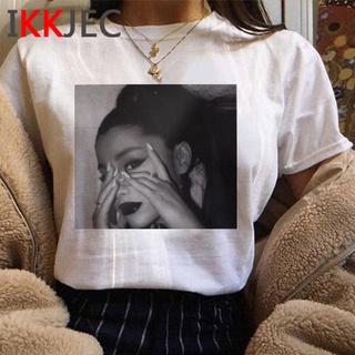 Ariana Grande Ropa Camiseta Femenina Estetica tumblr grunge Grafico Camisetas Mujeres Shopee Chile