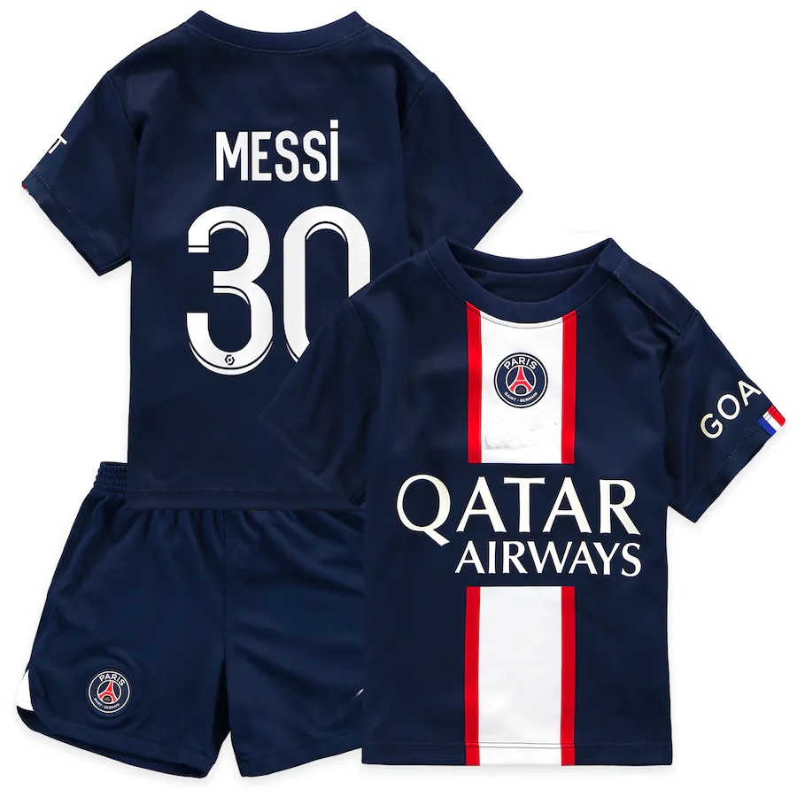 2022 2023 Paris Home Stadium Camiseta Para Ni os top Pantalones 22 23 Saint Germain MBAPPE HAKIMI MESSI football kid set PSG Neymar Jr maillot de