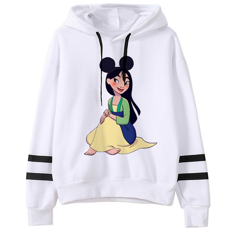 Princesa Mulan Sudaderas Con Capucha Mujeres Impreso y2k Est tica