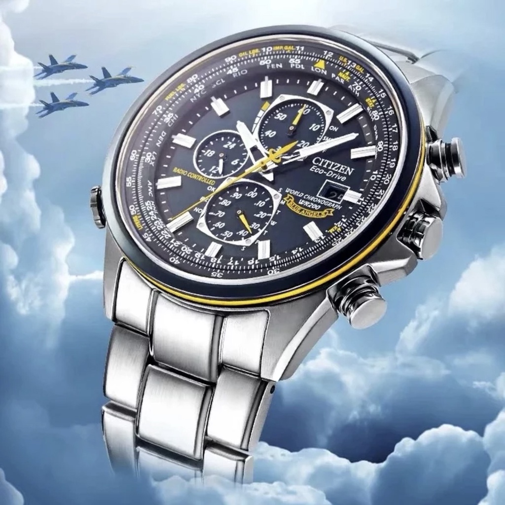 CITIZEN Reloj Autom tico De Cuarzo Blue Angels World Cron grafo