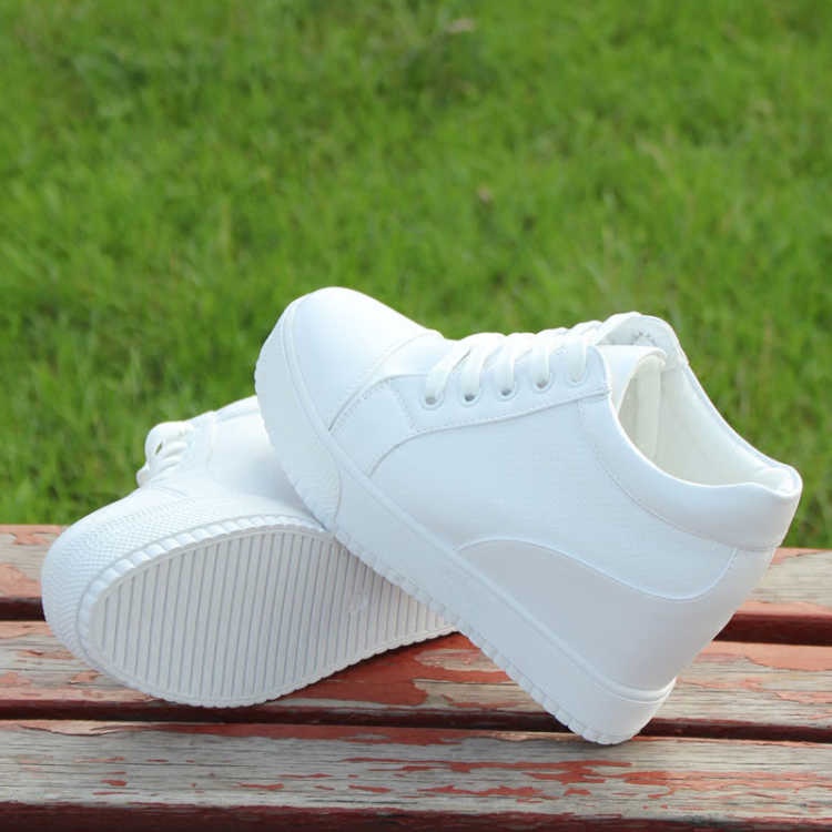 caliente blanco oculto cu a tacones zapatillas de deporte casual