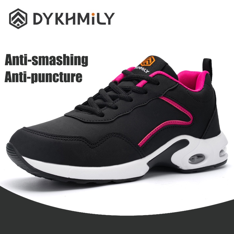 DYKHMILY Zapatos De Seguridad De Trabajo De Las Mujeres De Acero