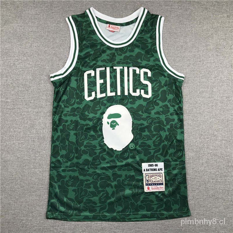 2019 NBA Boston Celtics 93 BAPE SNOOPY Dog Lord green Temporada regular Camisetas De Baloncesto