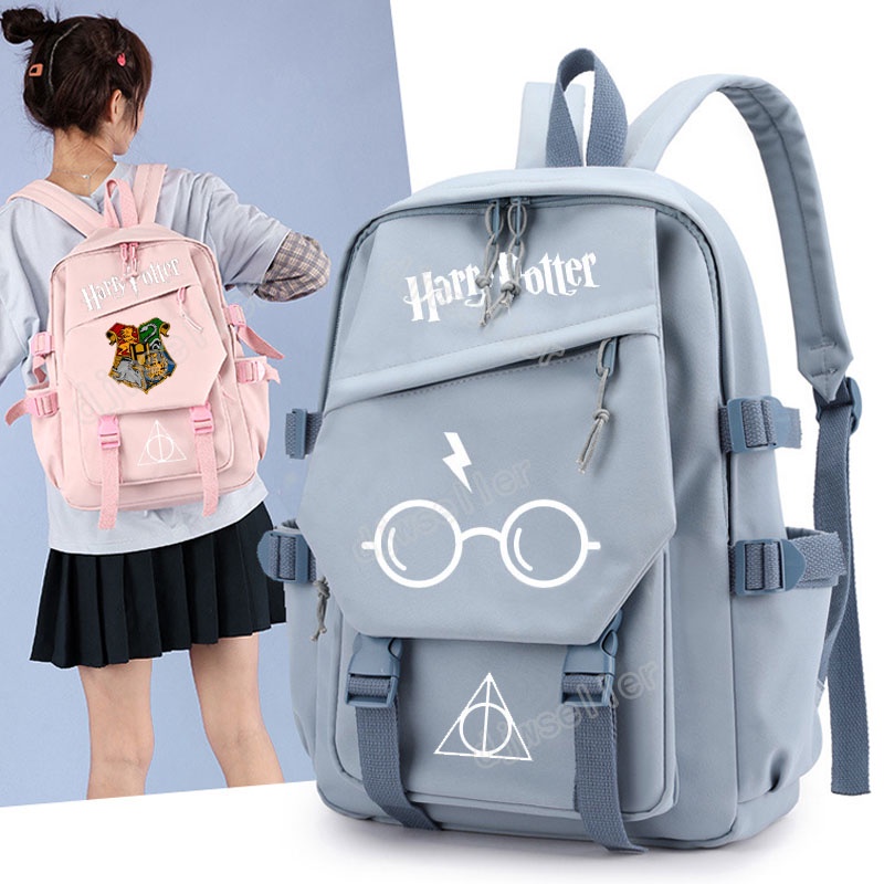 Mochilas De Harry Potter Para Niña , Escuela De Magia Para Estudiantes ,  Mochila Para Niños De Gran Capacidad , Bolsa De Libros Para Adolescentes