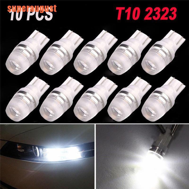 2 bombillas LED W5W 194 T10 para automóvil, 3000 K, 6000 K, de cuña  colorida, lámpara de matrícula, luz de cúpula para placa de automóvil,  luces de