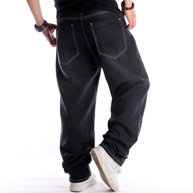 Pantalon discount negro suelto