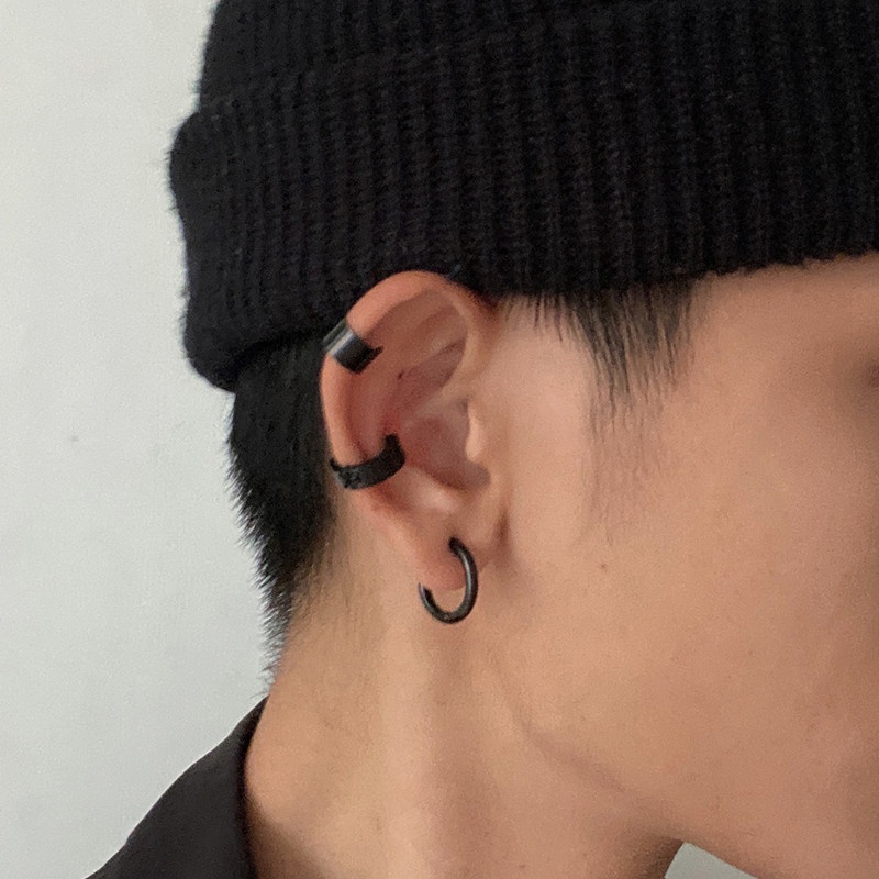 Aretes Magnéticos Hombre Piezas Pendientes No Perforantes Clip