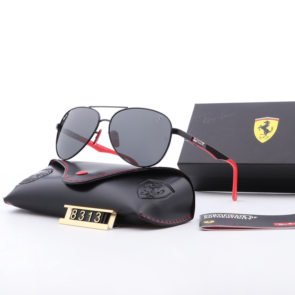 Lentes De Sol Polarizadas Ferrari Ray Ban De Marca retro Cl sica