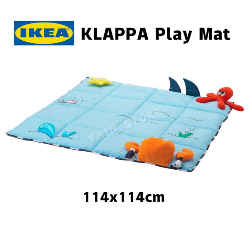KLAPPA Alfombra de actividades para bebé, 114x114 cm - IKEA Chile