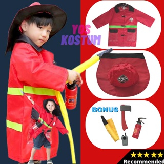 Sombrero de bombero de plástico para niños y niñas, accesorio de disfraz de  bombero, Cosplay de jefe de bomberos - AliExpress