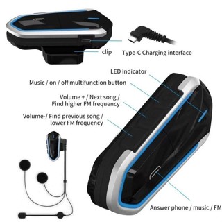 Intercomunicador Moto Bluetooth V4 Unidad Single