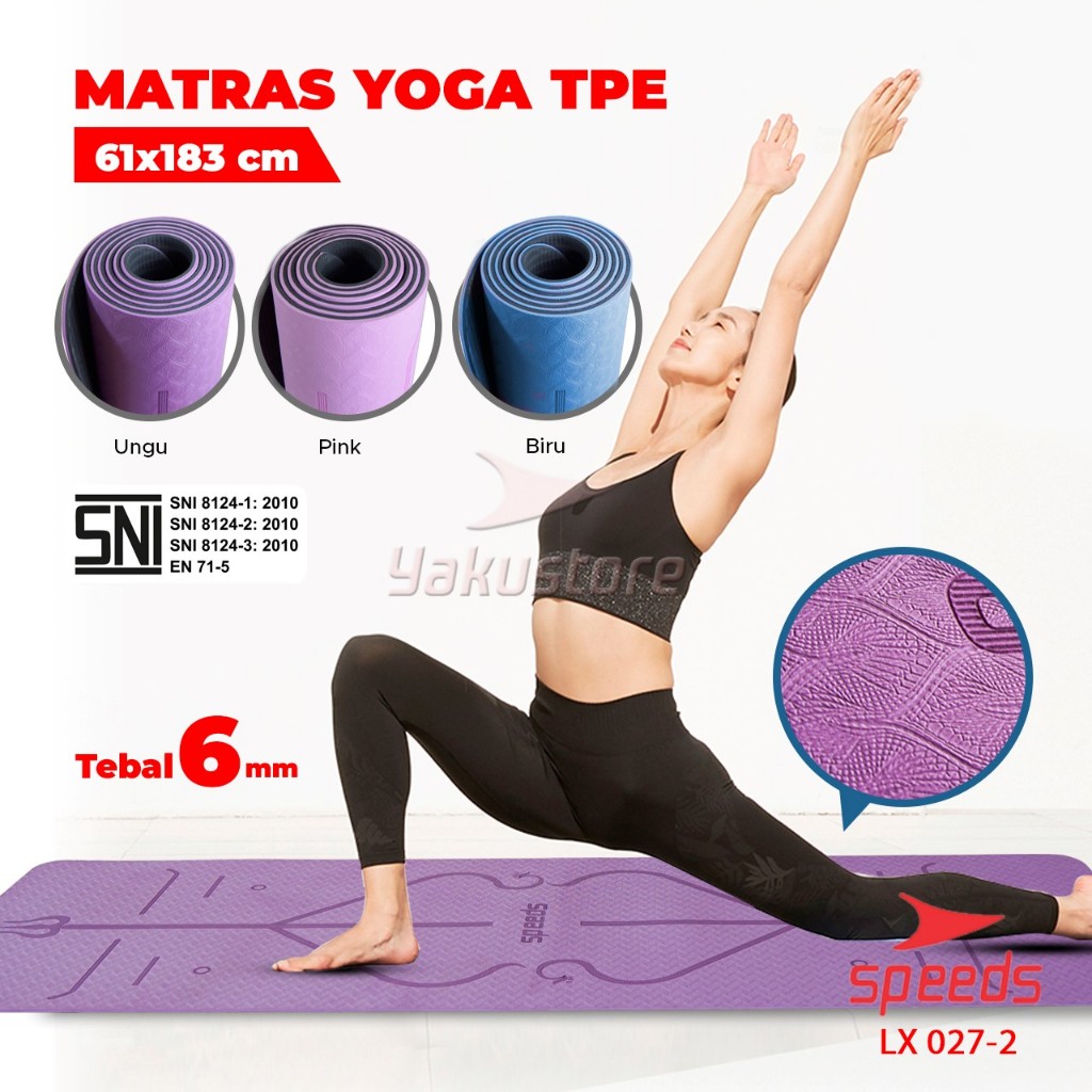 Esterilla Yoga Antideslizante entrenamiento 61x183 cm Rosa