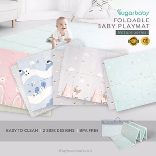 teytoy Alfombra de algodón para bebé, alfombra de gateo súper suave,  superficie de felpa, diseño antideslizante, alfombra de juegos para niños