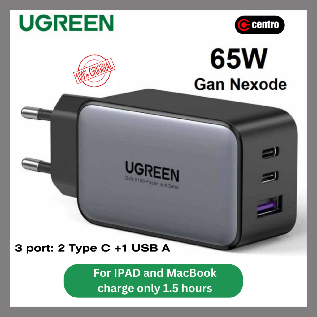 Cargador Gan 35w USB Tipo C Nexode UGREEN UGREEN