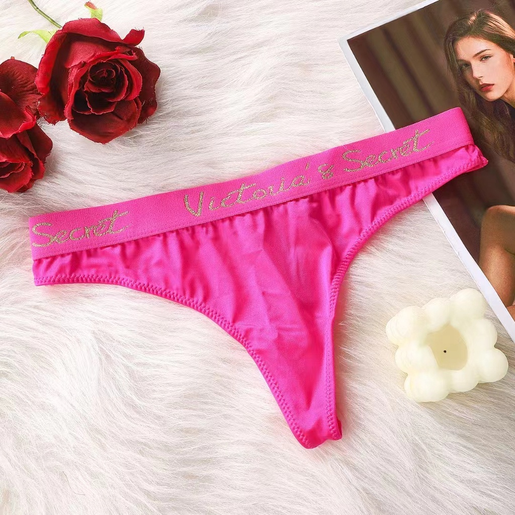 Tongs Roses Victoria’s Secret Avec Pochette Transparente - Neuf Sans Emballage
