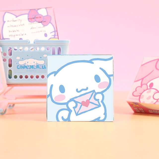 Dibujo Animado Ins Anime Sanrio Nota Adhesiva Kuromi Stickers Lindo ...