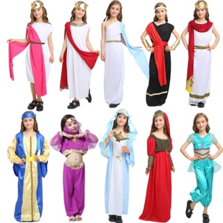 Disfraces de Aladdín para fiesta de halloween para niños, disfraz de genio  de la lámpara de Aladdín, ropa árabe de fantasía de Adam prince, Carnaval  para niños - AliExpress