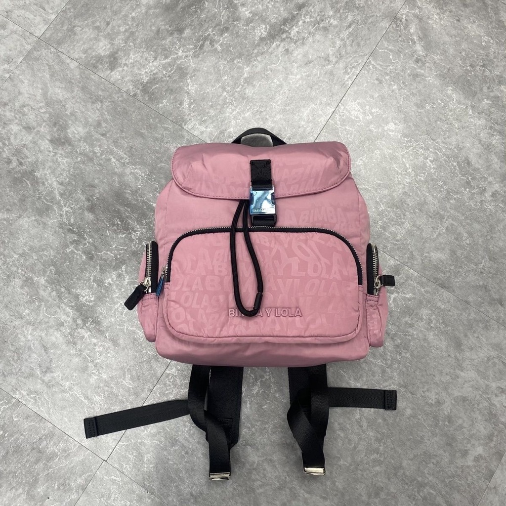 Espa a BIMBA Y LOLA Nylon hebilla con cord n medio mochila Casual