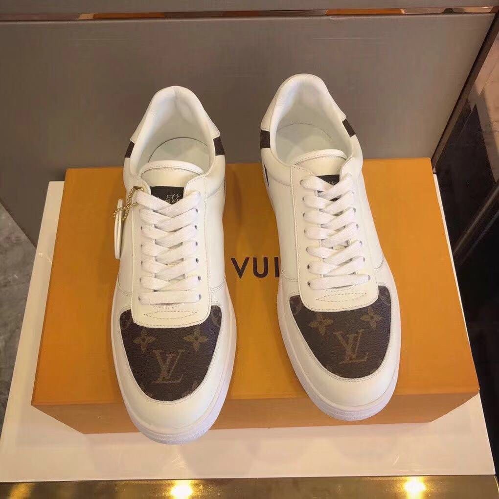 Zapatillas Para Hombre Louis Vuitton Rivoli LV Blanco