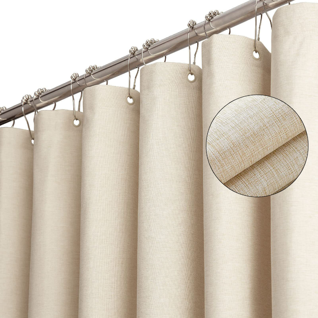 No en 、 Paño de cortina de ducha impermeable de estilo nórdico